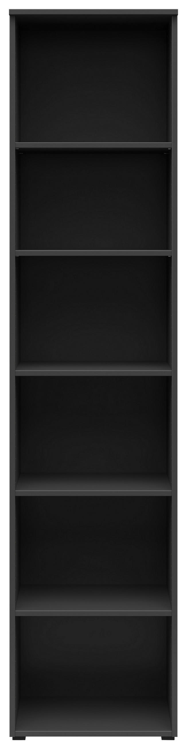OTVORENA POLICA grafitno siva  - antracit/grafitno siva, Moderno, pločasti materijal/plastika (45/195/40cm) - Carryhome