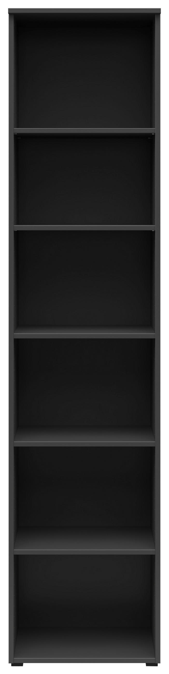 OTVORENA POLICA grafitno siva  - antracit/grafitno siva, Moderno, pločasti materijal/plastika (45/195/40cm) - Carryhome