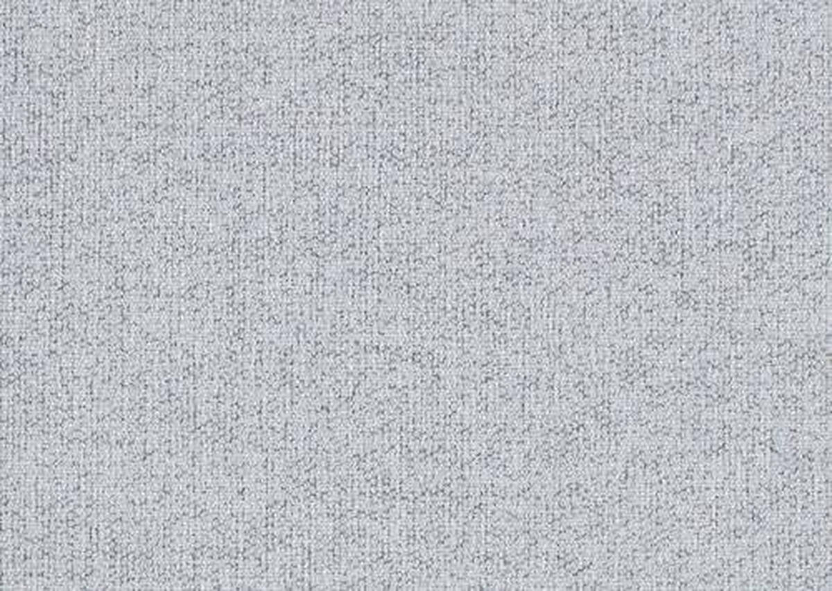 HOCKER in Textil Hellgrau  - Silberfarben/Hellgrau, Design, Kunststoff/Textil (142/46/100cm) - Carryhome