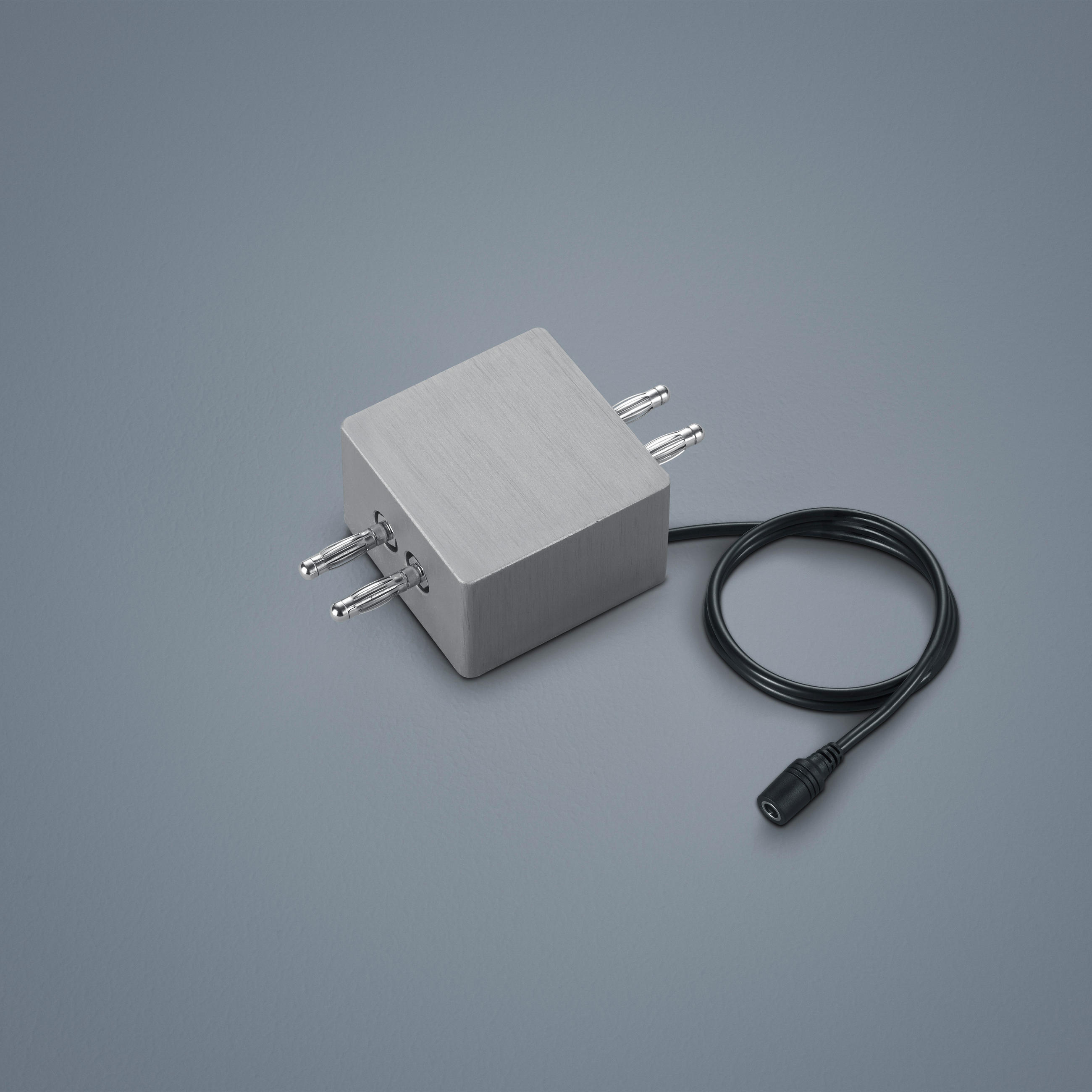 DECKENLEUCHTE 4,5/4,5/3 cm   - Nickelfarben, Design, Metall (4,5/4,5/3cm) - Helestra