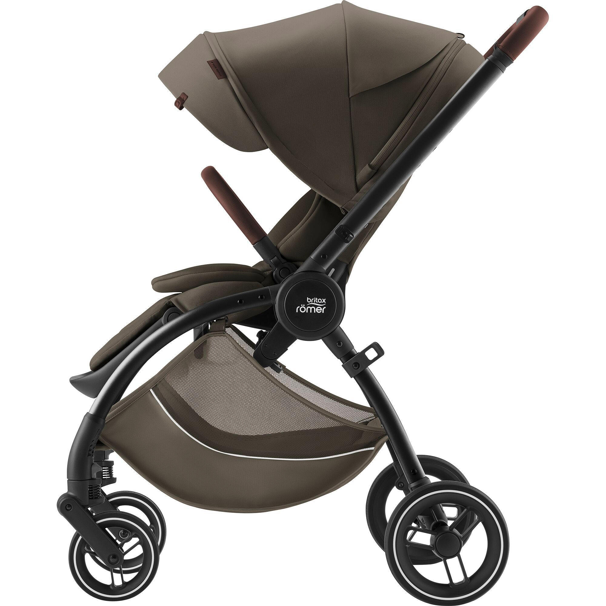 KINDERWAGEN  Rio  Urban Olive  - Olivgrün/Grau, Basics, Textil/Metall (55/120/93cm) - Britax Römer