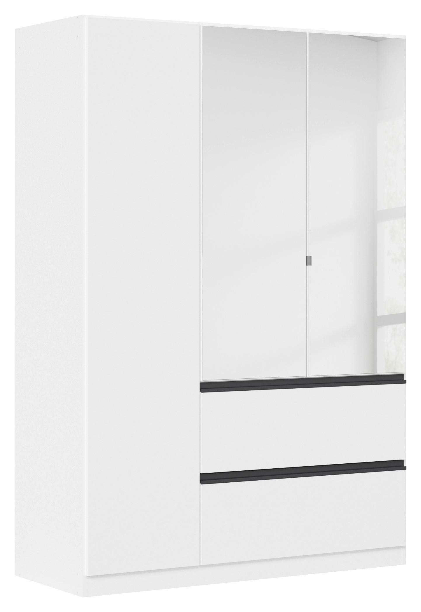 DREHTÜRENSCHRANK in Weiss  - Weiss, Modern, Holzwerkstoff (136/197/54cm) - Rauch Möbel
