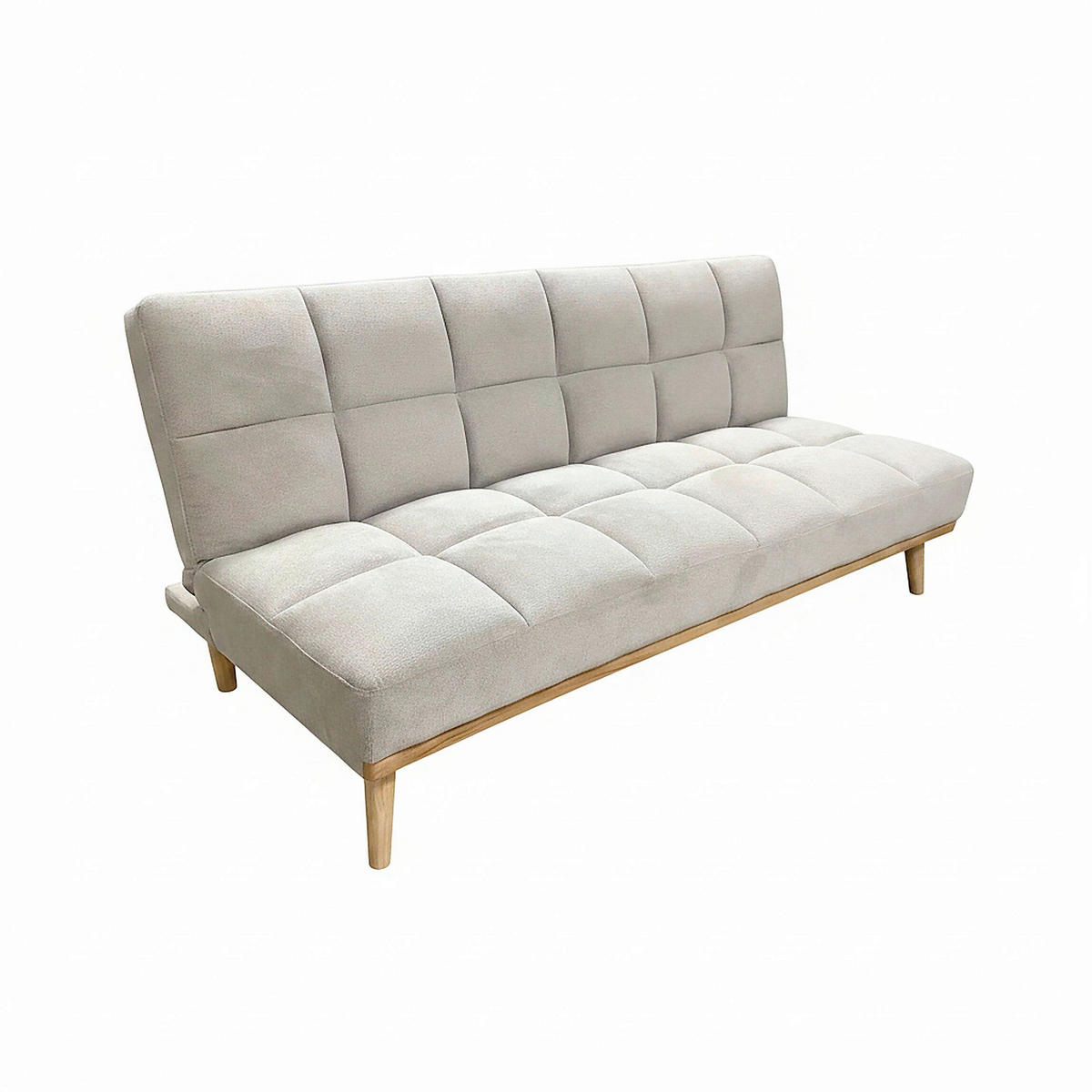SCHLAFSOFA UNDICI in Webstoff Beige  - Beige/Naturfarben, Design, Holz/Textil (190/84/80cm) - P & B
