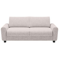 SCHLAFSOFA Webstoff Creme  - Creme/Schwarz, Design, Kunststoff/Textil (203/69-82/99cm) - Welnova
