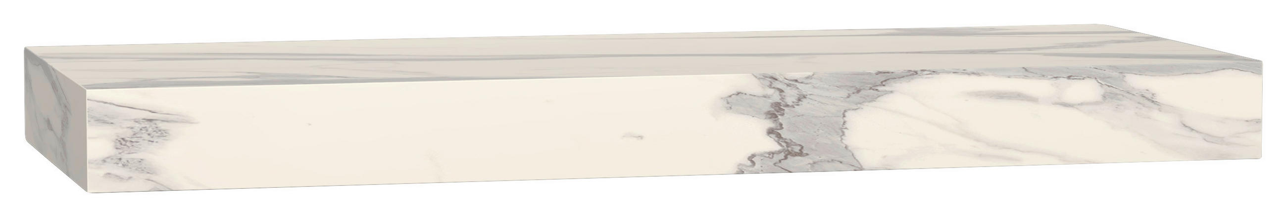 Wandkonsole Las Vegas Weiß Marmoroptik B: 120 Cm