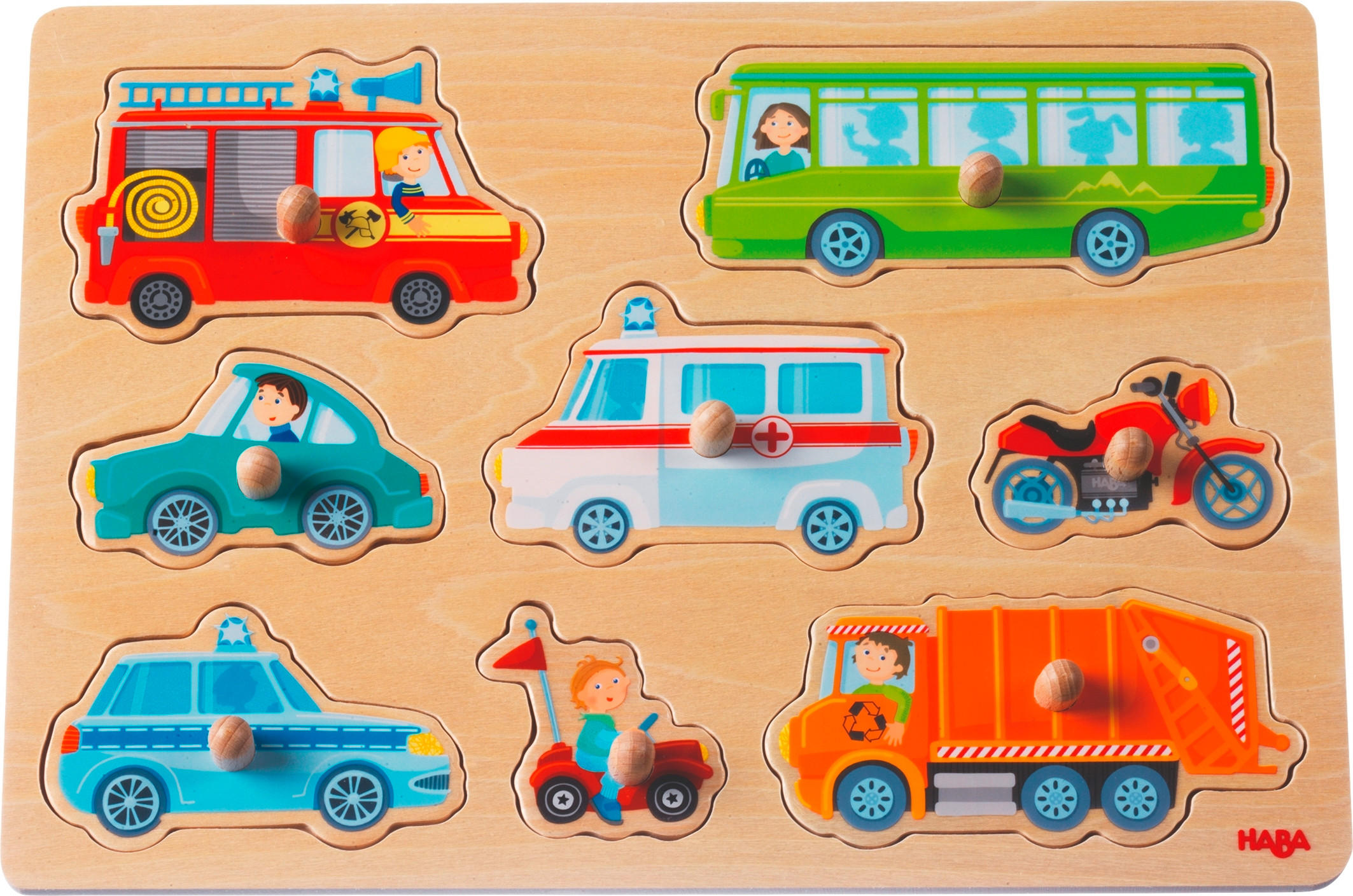 GREIFPUZZLE - Multicolor, Basics, Holzwerkstoff (30/21cm) - Haba