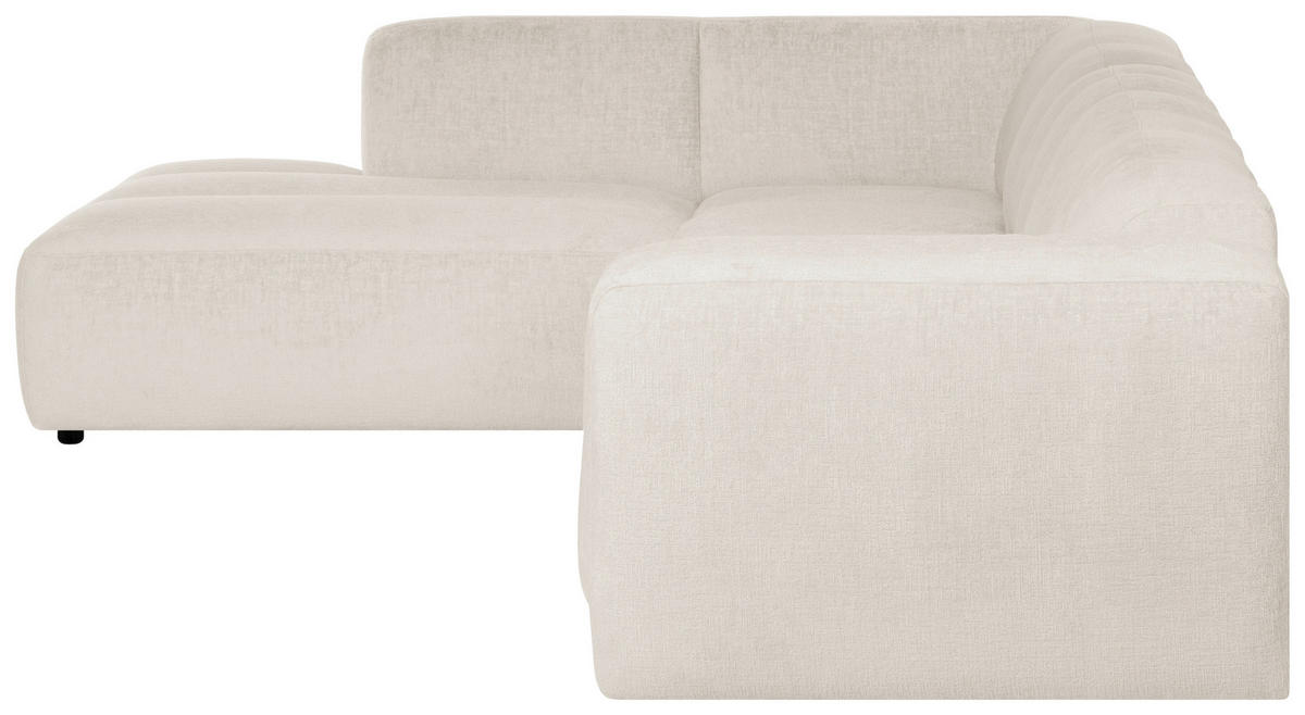 SOFFA i trä, metall, textil beige  - beige/svart, Modern, metall/trä (313/75/105-220cm) - Niels Andersson