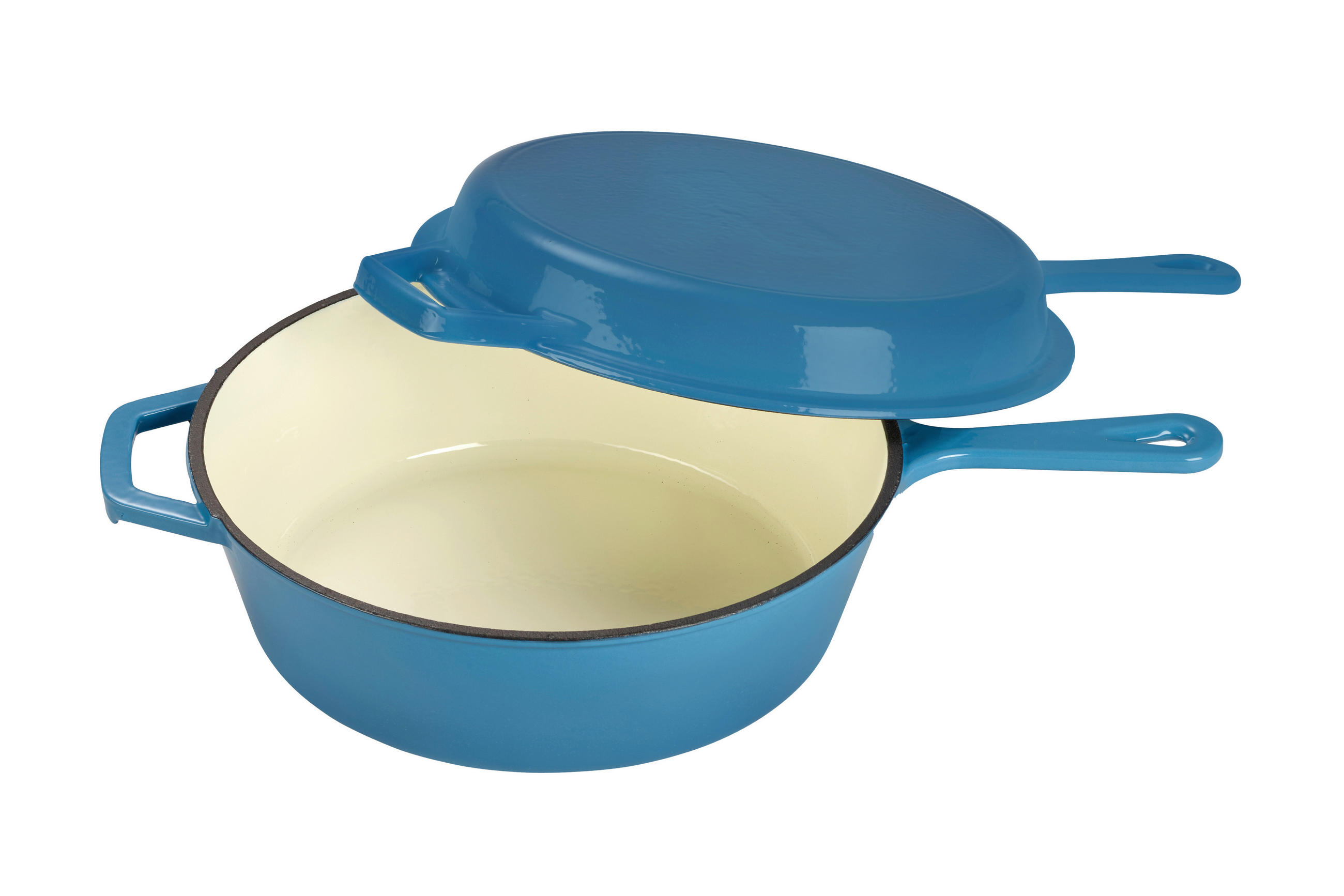 GRYT- OCH KASTRULLSET 2 delar  - blå, Basics, metall (26,5cm) - Echtwerk