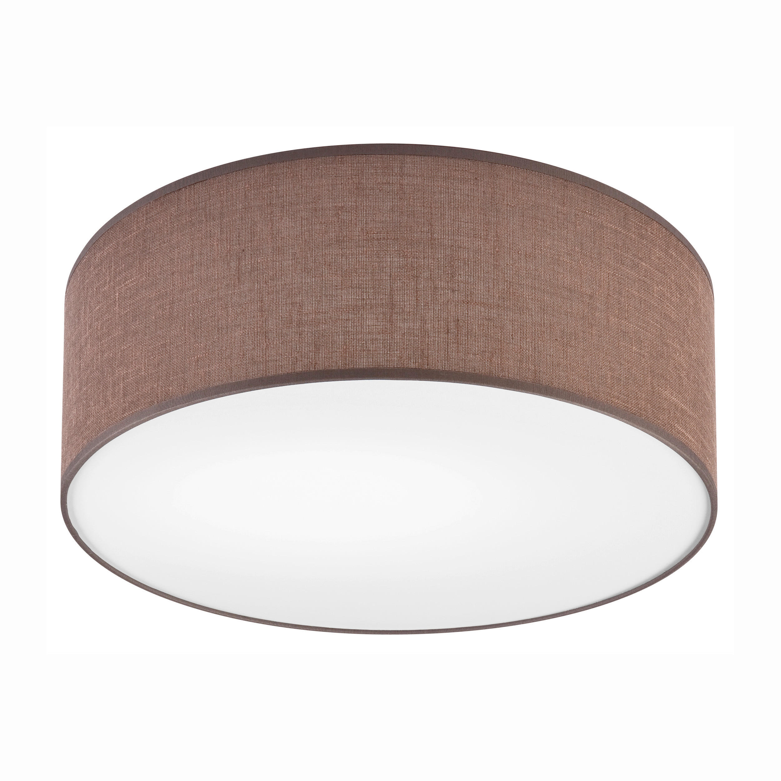 DECKENLEUCHTE  13/35 cm    - Cappuccino, Design, Textil (13/35cm)