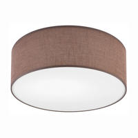 DECKENLEUCHTE  13/35 cm    - Cappuccino, Design, Textil (13/35cm)