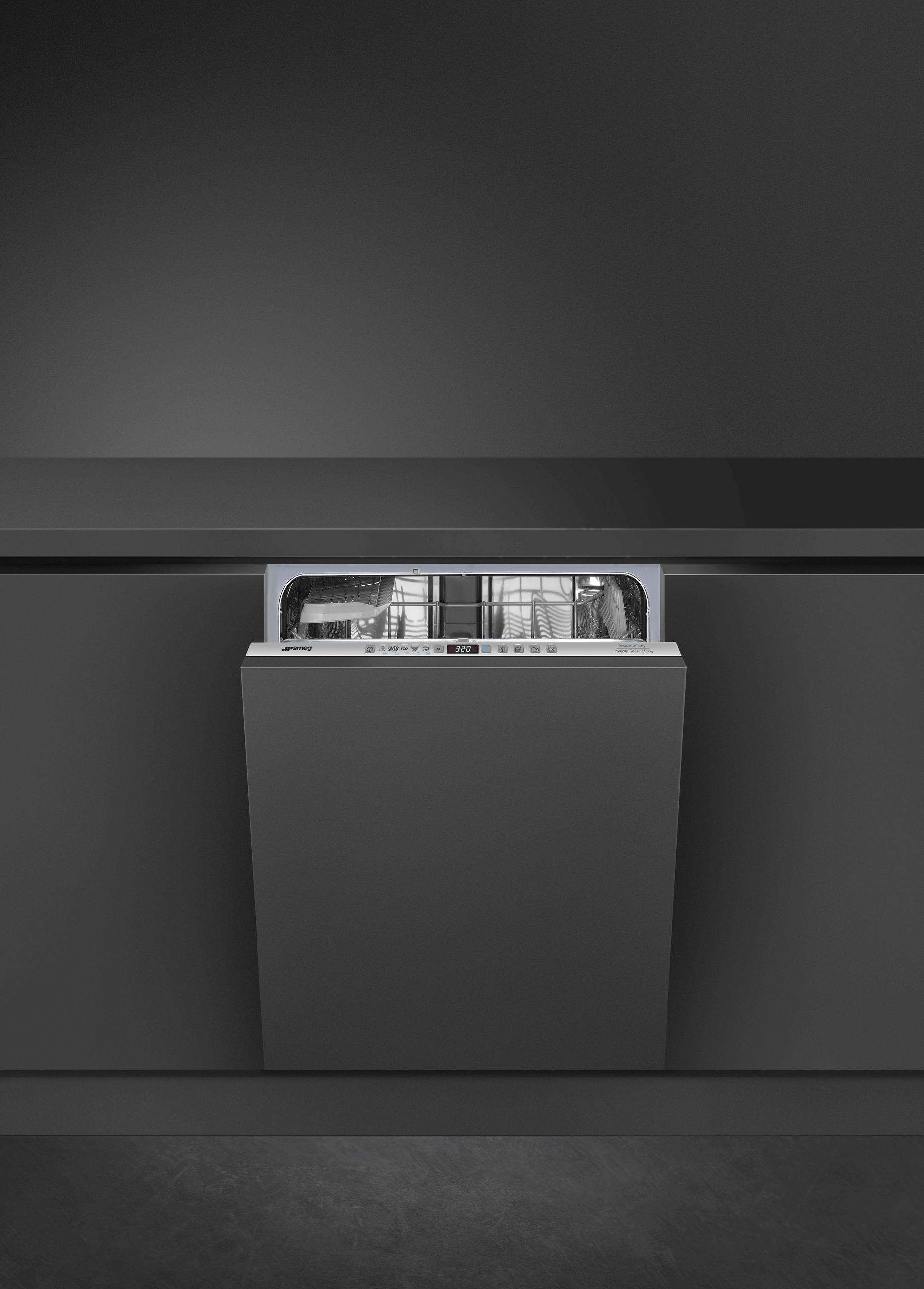 GESCHIRRSPÜLER STL233CLDE  - Edelstahlfarben, Basics, Metall (59,8/81,8/54,5cm) - SMEG