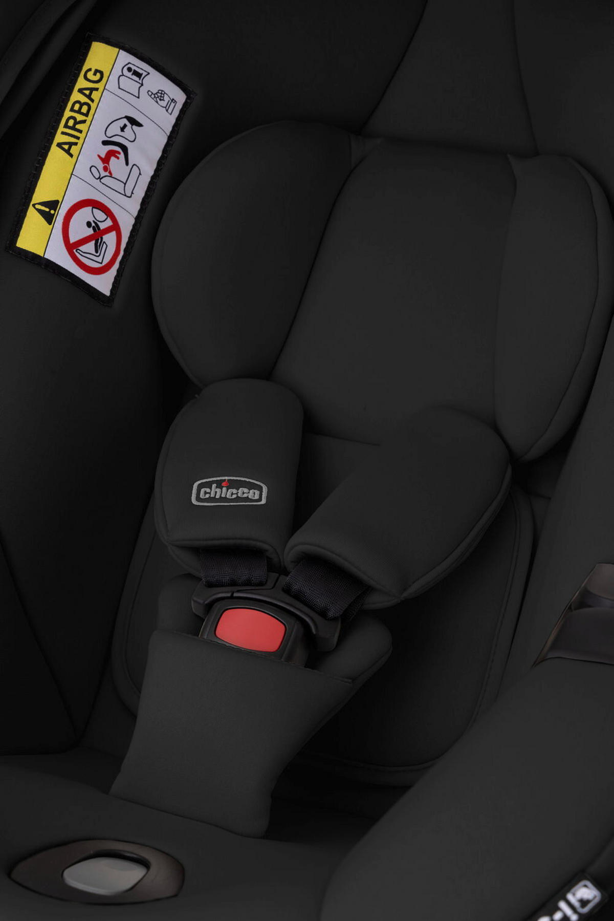 KINDERAUTOSITZ Black Satin   - Schwarz, Basics, Textil (63/36/57/37cm) - Chicco