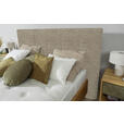 BOXSPRINGBETT 180/200 cm in Sandfarben, Wildeiche - Sandfarben/Wildeiche, Natur, Holz/Textil (180/200cm) - Valnatura