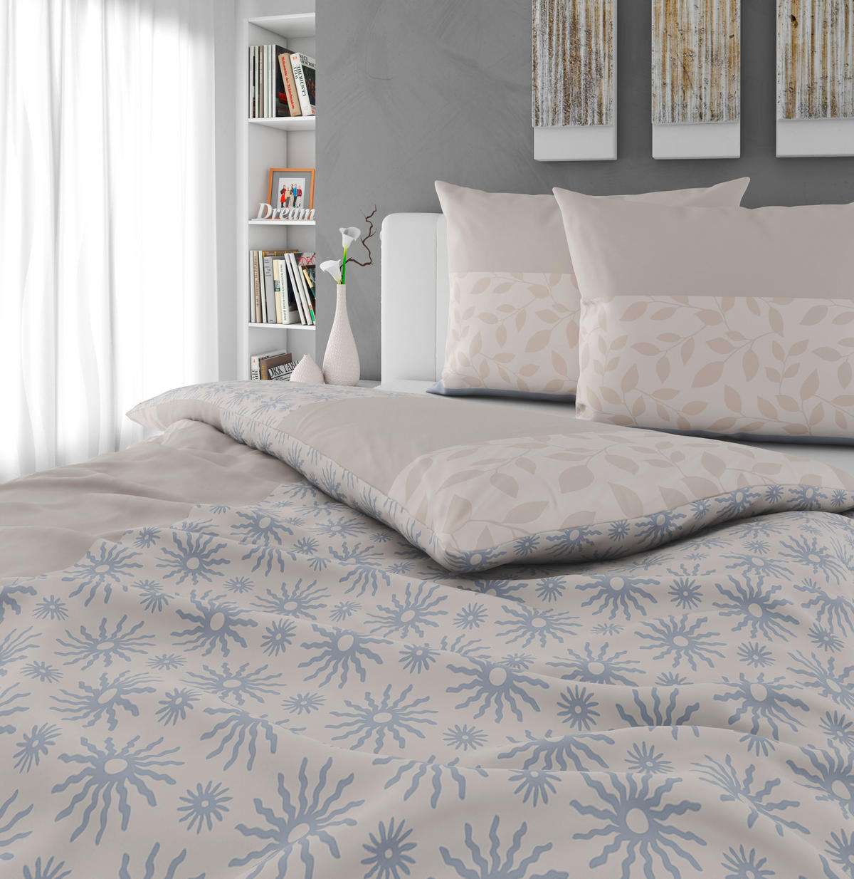 BETTWÄSCHESET 2-teilig Satin 200/210 cm  - Multicolor, Konventionell, Textil (200/210cm) - Novel