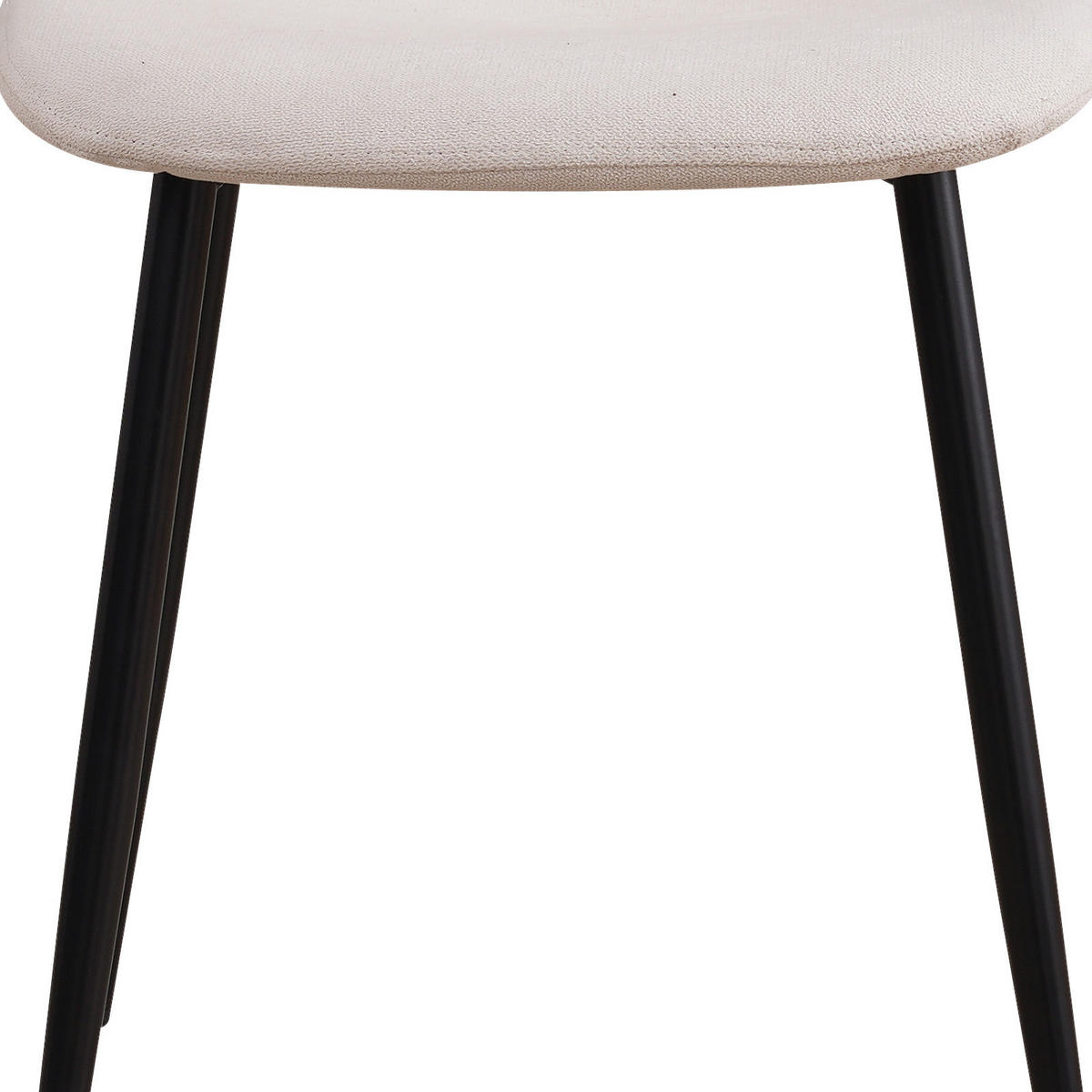 ŽIDLE, krémová - černá/krémová, Basics, kov/textil (43/85/54cm) - P & B
