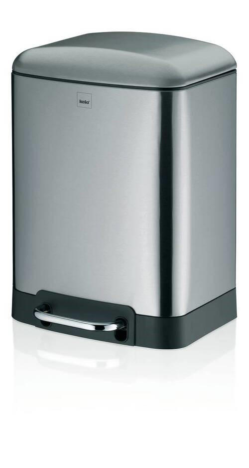 KOSMETIKEIMER DAVINO 6 L - Silberfarben, Basics, Metall (23/22,5/32,5cm) - Kela