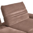 ECKSOFA  in Bouclé Altrosa  280/170-195 cm  - Schwarz/Altrosa, Design, Textil/Metall (280/170-195cm) - Dieter Knoll