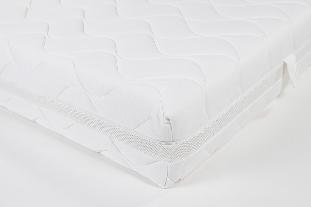 WENDEMATRATZE - Weiß, MODERN, Textil (100/200cm) - Livetastic