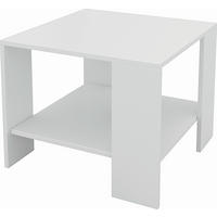 Măsuță De Cafea din material pe bază de lemn,   - alb, Design, material pe bază de lemn (55/42/55cm) - Boxxx