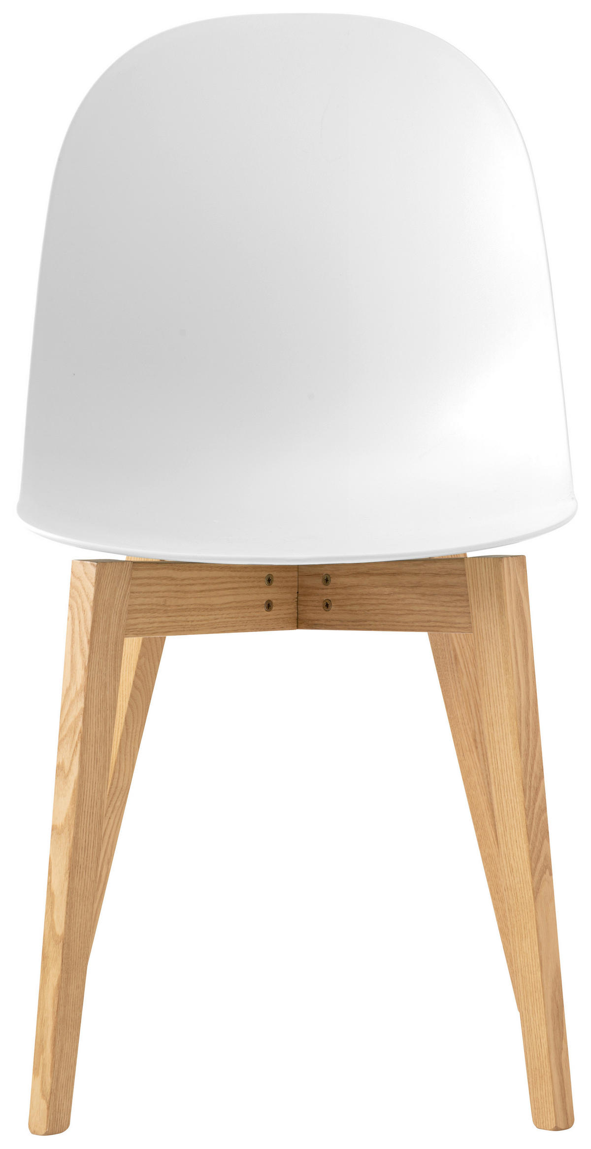 GARTENSTUHL-SET Eiche Weiß, Eichefarben  - Eichefarben/Weiß, LIFESTYLE, Holz/Kunststoff (50/50/50cm) - Connubia 