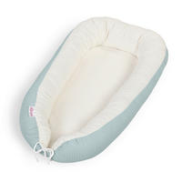 KUSCHELNEST babybay Kuschelnest Waffelpiqué  90/50/13 cm   - Hellblau, Basics, Textil (90/50/13cm) - Babybay