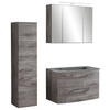 BADEZIMMER  in 110 cm  - Eichefarben/Grau, Konventionell, Glas/Holzwerkstoff (110cm) - Held
