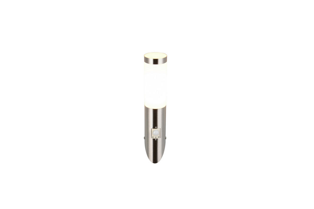 AUSSENWANDLEUCHTE Trioto 7.5/39/17 cm  - Weiß/Nickelfarben, KONVENTIONELL, Kunststoff/Metall (7.5/39/17cm) - Trio Leuchten