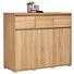 KOMMODE - Alufarben/Sonoma Eiche, Design, Holzwerkstoff/Kunststoff (120/103/48cm) - Carryhome KOMMODE - Alufarben/Sonoma Eiche, Design, Holzwerkstoff/Kunststoff (120/103/48cm) - Carryhome