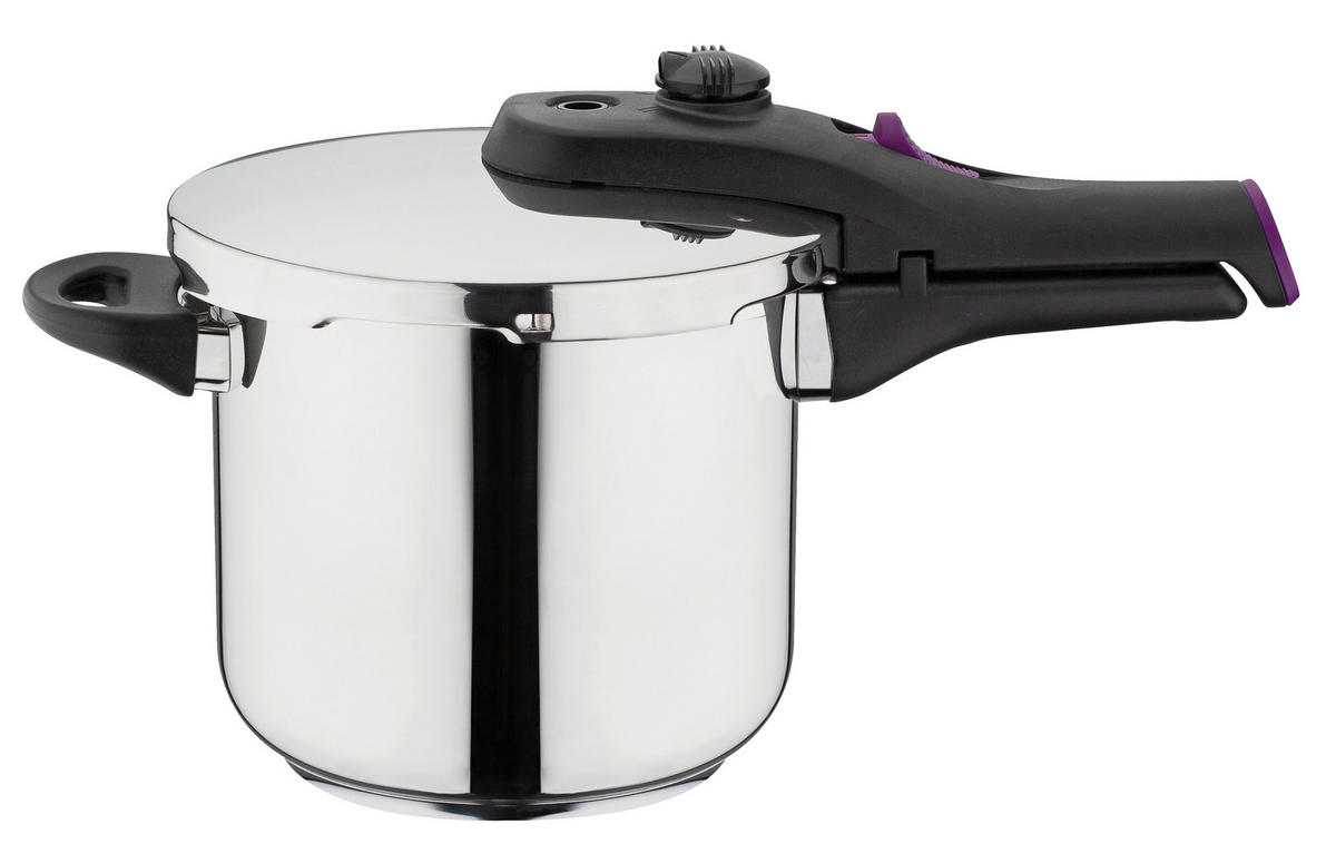 SCHNELLKOCHTOPF  SYSTEM RAPID 4 l 18 cm  - Silberfarben, Basics, Metall (18cm) - GSW