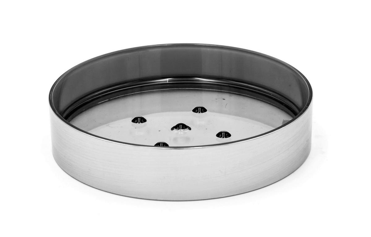 SEIFENSCHALE Kunststoff  - Titanfarben, Basics, Kunststoff (11,3/2,4cm) - Sadena