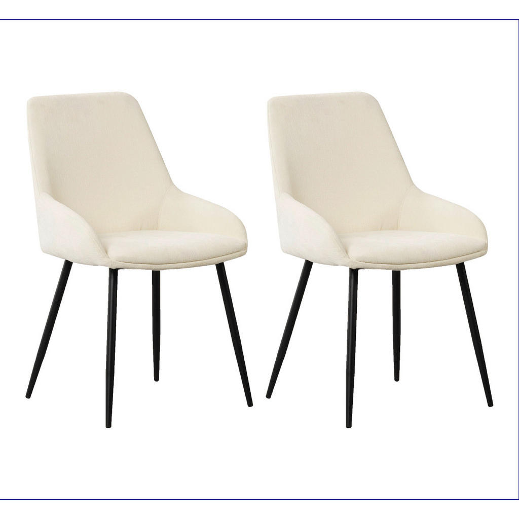 Stuhl-Set Cannes Creme/Weiß B: 52 cm