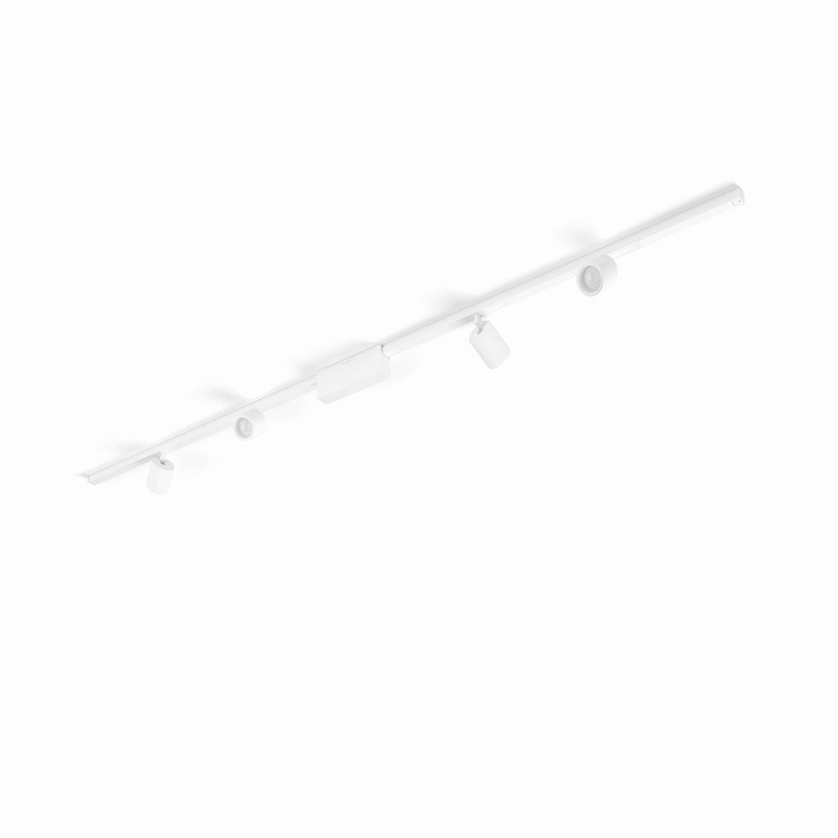 SCHIENENSYSTEM Perifo 221,5/12,8/2,6 cm   - Weiß, Basics, Metall (221,5/12,8/2,6cm) - Philips HUE