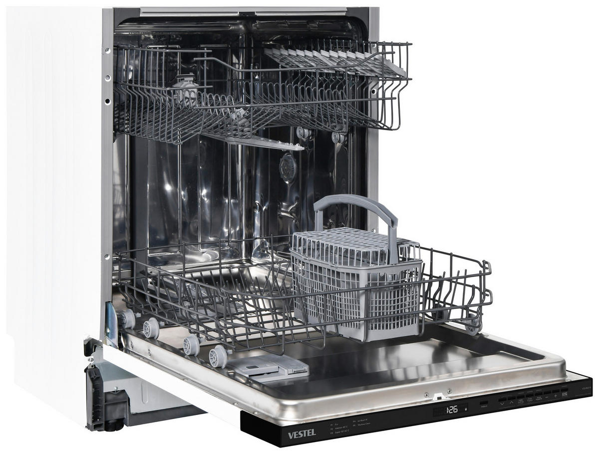 GESCHIRRSPÜLER VSV60-5  - Silberfarben, Basics, Kunststoff/Metall (59,8/82,0/55,0cm) - Vestel