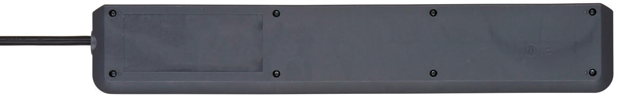 STECKDOSENLEISTE - Schwarz, Basics, Kunststoff (5/9,5/44cm) - Brennenstuhl