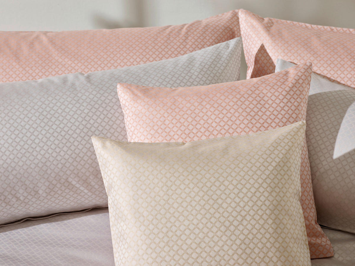POSTELJINA MELLOW 200/200 cm damast pink  - pink, Konvencionalno, tekstil (200/200cm) - Curt Bauer
