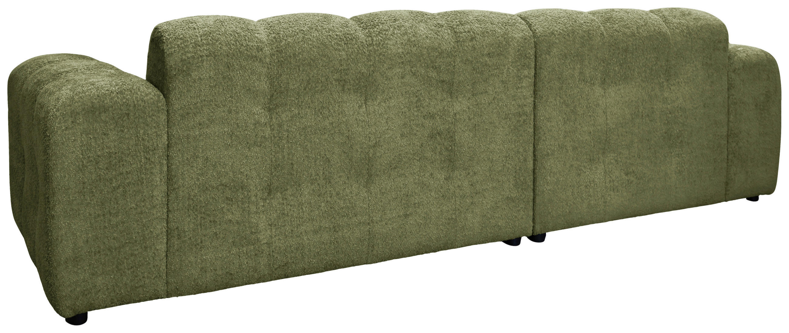 Thumbnail - Mid.you Ecksofa Runo, Grün, Textil, 3-Sitzer, Ottomane links, L-Form, 270x175 cm, Made in EU, Wohnzimmer, Sofas & Couche...