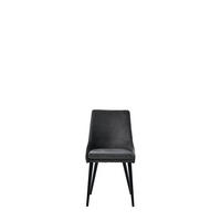 STOLICA  tamno siva  drvo, tekstil      - tamno siva/crna, Konvencionalno, drvo/tekstil (49/87/59cm)