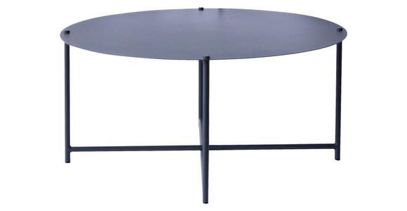 COUCHTISCH rund Anthrazit 83/83/40 cm  - Anthrazit, Design, Metall (83/83/40cm) - Xora