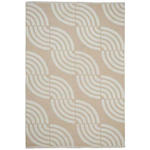 FLACHWEBETEPPICH 80/150 cm Waves  - Beige/Weiß, LIFESTYLE, Textil (80/150cm) - Novel