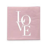SERVIETTE   - Multicolor, Basics, Papier (12,5/12,5cm)