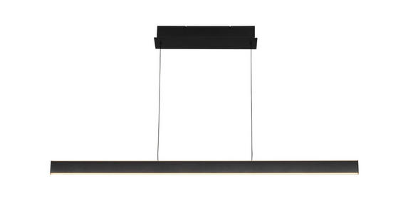 LED-HÄNGELEUCHTE Kent 118/10/170 cm   - Schwarz, Design, Kunststoff/Metall (118/10/170cm) - Dieter Knoll