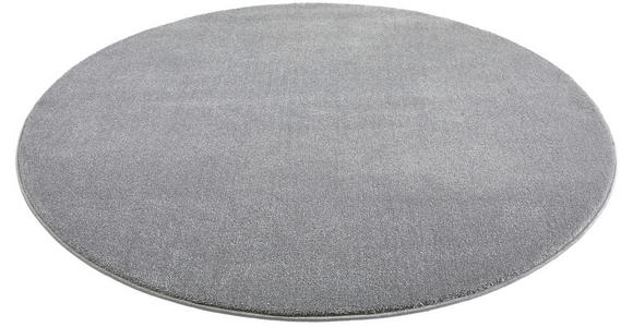 WEBTEPPICH 120 cm Tonga Silberfarben - Silberfarben, KONVENTIONELL, Naturmaterialien/Textil (120cm) - Novel