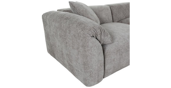 ECKSOFA in Flachgewebe Braun  - Creme/Schwarz, MODERN, Kunststoff/Textil (231/178cm) - Carryhome