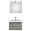 BADEZIMMER 3-teilig  in 82 cm  - Chromfarben/Graphitfarben, KONVENTIONELL, Glas/Holzwerkstoff (82cm) - Pelipal