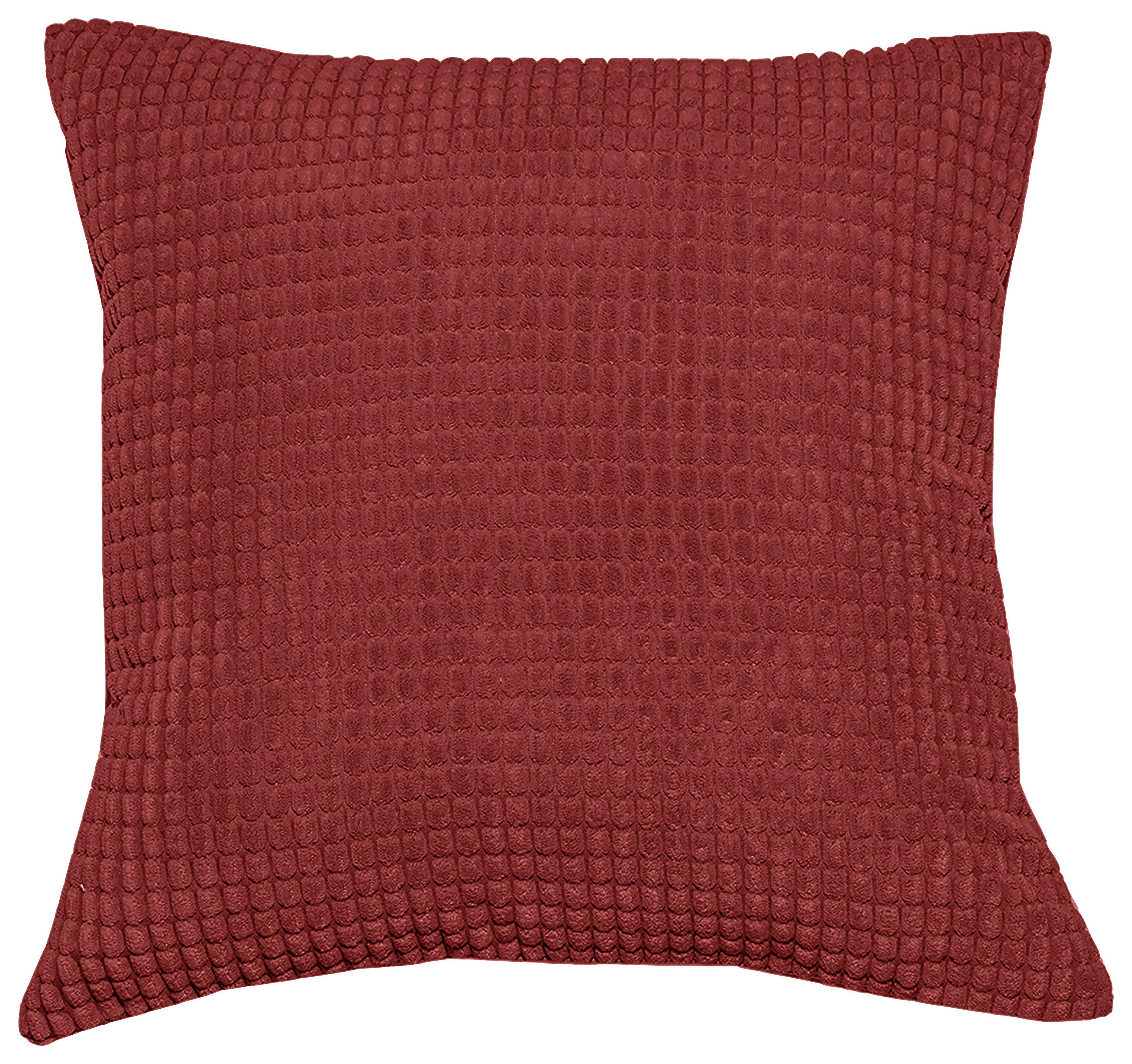 Zierkissen Halina 45x45 cm Bordeaux mit Zipp