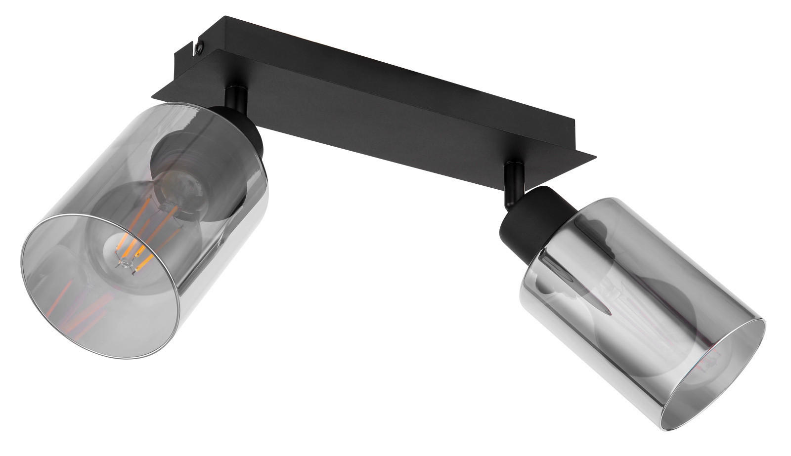 STRAHLER - Schwarz, Design, Glas/Metall (27/9/21.5cm) - Globo