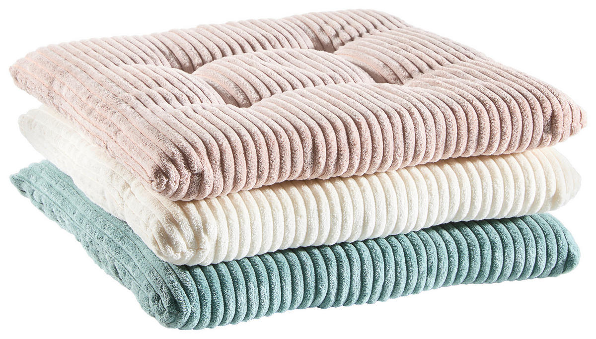 SITZKISSEN 40/40 cm  - Weiß, Basics, Textil (40/40cm) - Novel