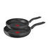 PFANNENSET 2-teilig - Schwarz, Design, Metall (47/30/12cm) - Tefal PFANNENSET 2-teilig - Schwarz, Design, Metall (47/30/12cm) - Tefal