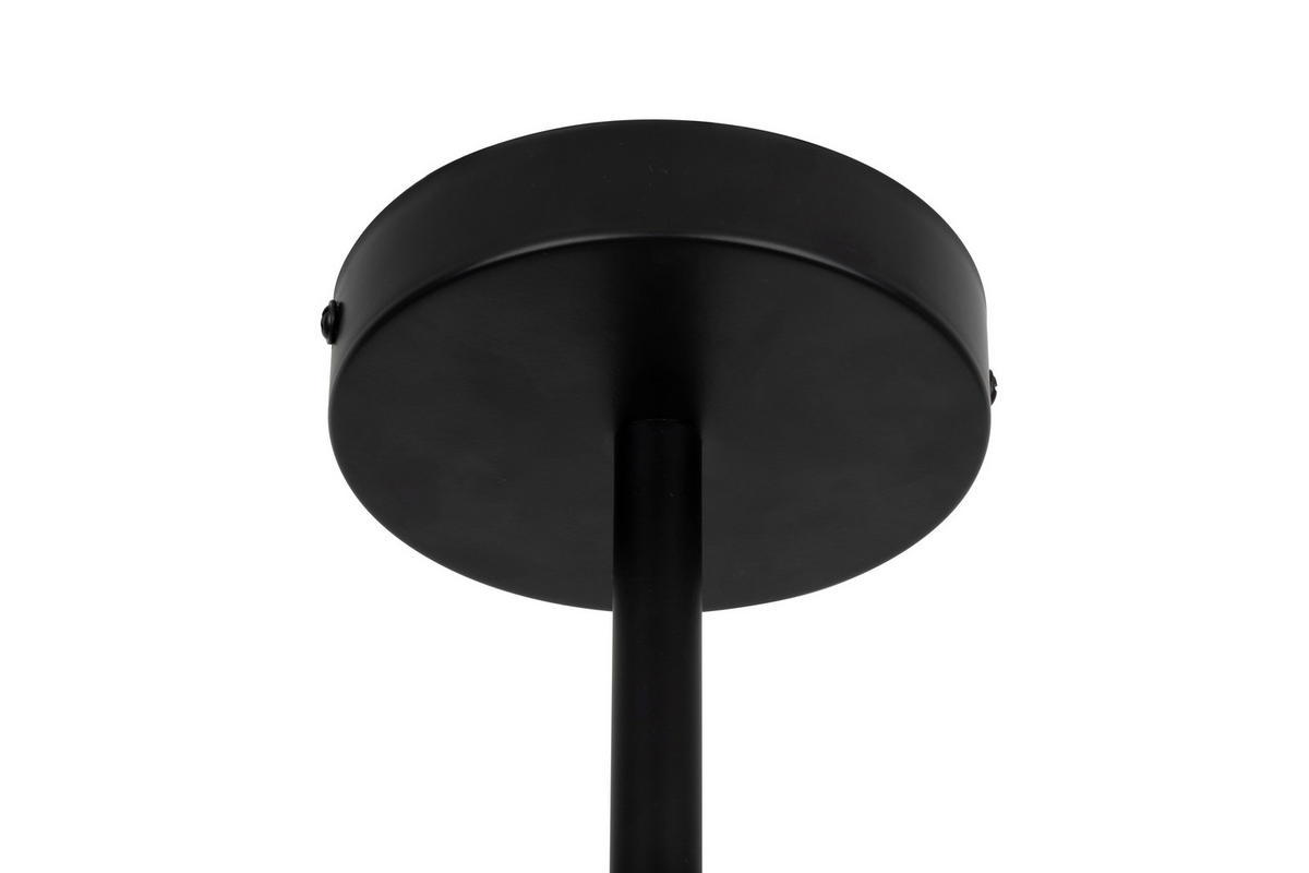 DECKENLEUCHTE Sirius 67/44 cm  - Schwarz/Weiß, Design, Glas (67/44cm) - Dieter Knoll