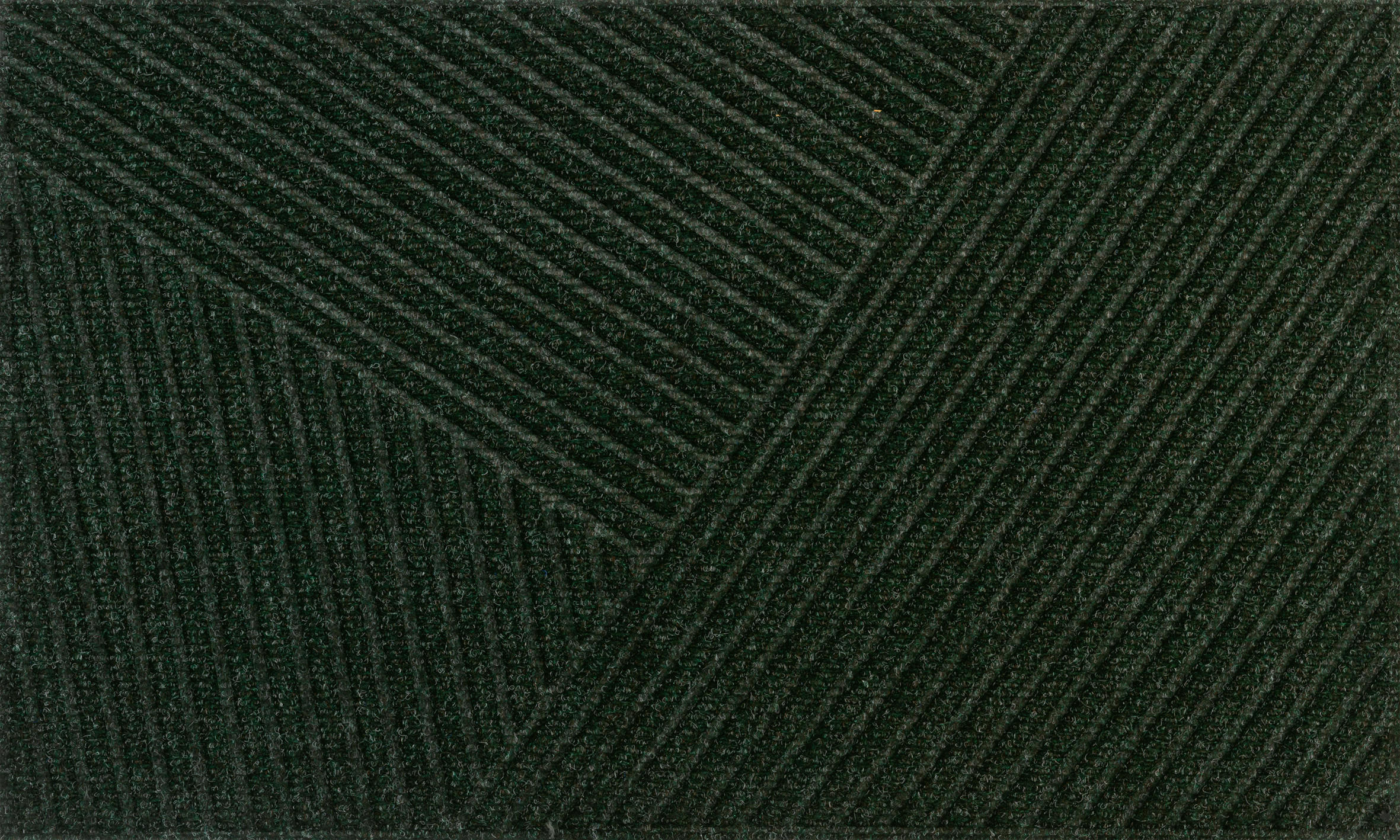 FUßMATTE 45/75 cm Stripes midnight green  - Grün, KONVENTIONELL, Kunststoff/Textil (45/75cm) - wash+dry